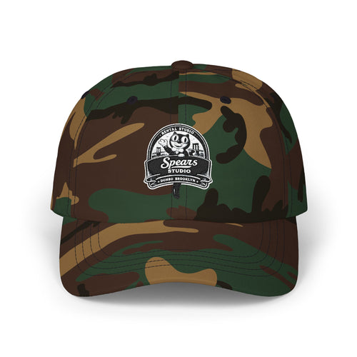 Camo 'Shooter' Classic Dad Cap – Vintage Target Shooter Patch Hat